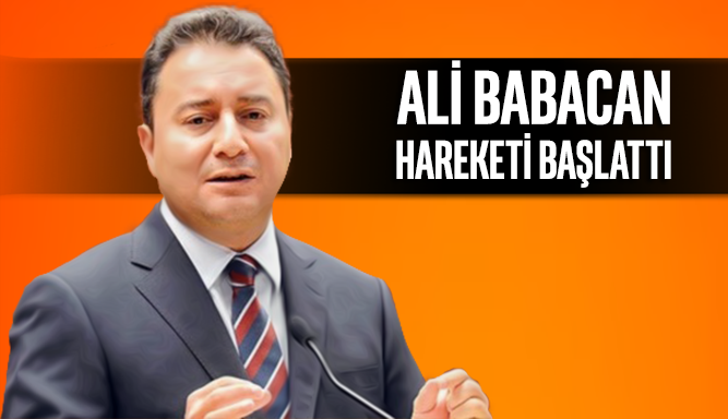 Ali Babacan, hareketi başlatmak için çalışmalara başladı