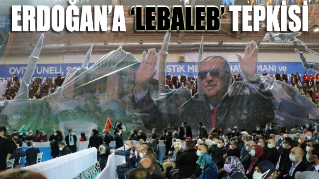 Erdoğan’a ‘lebaleb’ tepkisi