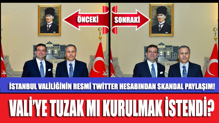 İstanbul Valiliğinden skandal paylaşım!