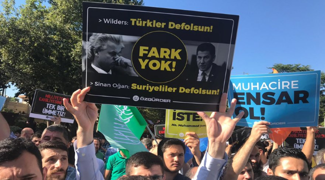 İstanbul’daki Suriyelilere destek eyleminde arbede çıktı