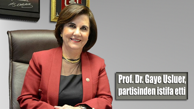 Prof. Dr. Gaye Usluer, CHP'den istifa etti