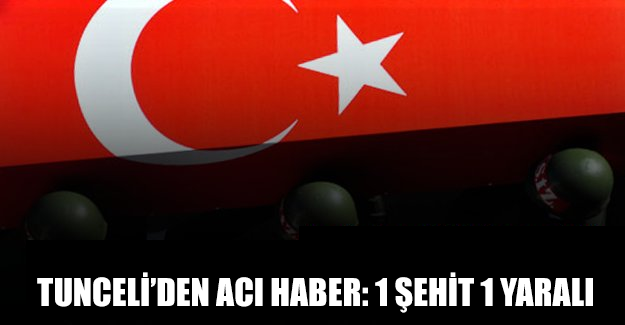 Tunceli’de terör örgütü PKK ile çatışma! 1 şehit, 1 yaralı